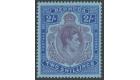 SG116df. 1943 2/- Purple and deep blue/pale blue 'Gash in chin'.