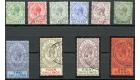 SG76-85. 1912 Set of 10. Superb fine used...