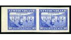 SG220a. 1932 30c Ultramarine 'Imperforate Pair' Brilliant U/M mi