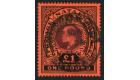 SG171. 1908 £1 Purple and black/red. Superb well centred used..