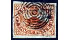 SG5. 1852 3d Red. Superb used with excellent colour and margins.