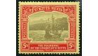 SG59. 1923 5/- Black and red/pale yellow. Superb fresh U/M mint.