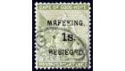 SG5. 1900 1s on 4d Sage-green. Superb fine used...