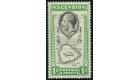 SG22a. 1934 1d Black and emerald. 'Teardrops flaw'. Superb fresh