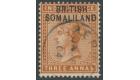 SG5b. 1903 3a Brown-orange. 'BR1TISH' for 'BRITISH'. Superb fine