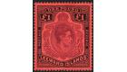 SG114. 1938 £1 Brown-purple and black/red. Superb perfectly cen