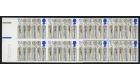 SG1463a. 1989 15p + 1p. Multicoloured. 'Imperforate block of fou