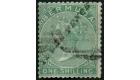 SG13b 1874 3d on 1/- Green. Very fine used...