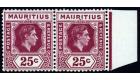 SG259ba. 1941 25c Brown-purple. 'IJ' Flaw. Superb fresh very lig