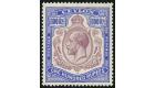 SG360a. 1927 100r Dull purple and blue. 'Break in scroll'. Brill