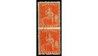 SG31. 1868 6d Bright orange-vermilion. Superb fresh mint pair...