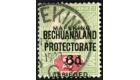 SG13. 1900 6d on 2d Green and carmine. Very fine used...