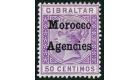SG6b. 1898 50c Bright lilac. Long tail to 'S'. Very fine mint...