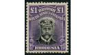 SG243. 1913 £1 Black and violet. Superb well centred mint...