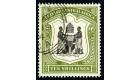 SG50a. 1900 10/- Black and olive-green. Brilliant fine used...