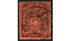 SG24. 1891 '1/2 Anna' on 3a Black/dull red. Superb fine used...