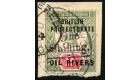 SG37. 1893 1/- on 2d Grey-green and carmine. Very fine used on p
