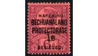 SG14. 1900 1s on 6d Purple/rose-red. Very fine fresh mint...