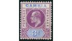 SG61b. 1905 3d Purple and ultramarine. 'Dented Frame'. Very fine