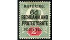 SG8. 1900 6d on 2d Green and carmine. Superb fresh mint with bea