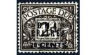 SG ED3a. 1948 20c on 2d Agate. No stop after 'A'. Superb fine us