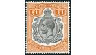SG107. 1927 £1 Brown-orange and black. Brilliant fresh U/M mint