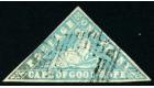 SG13c. 1861 1d Pale milky blue. 'ERROR OF COLOUR'...