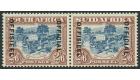 SG O19b. 1946 2/6 Blue and brown. Diaeresis over second 'E' of '