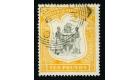SG52. 1897 £10 Black and yellow. Brilliant fine used...