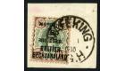 SG11ab. 1900 1s on 4d Green and purple-brown 'Surcharge Double'.