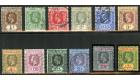 SG46-57. 1912 Set of 12. Superb fine used...