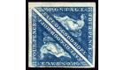 SG19a. 1864 4d Blue. Superb fresh mint pair...