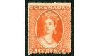 SG17. 1878 6d Deep vermilion. Superb freh mint...