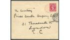 1900 1d Carmine. Postal Stationery Envelope to London...