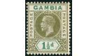 SG88a. 1912. 1 1/2d Olive-green and blue-green. Split 'A'. Super