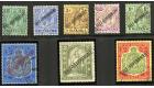 SG106-113. 1922 Set of 8. Superb used...