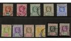 SG46-56. 1903 Set of 11. Very fine used...