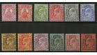 SG115-126. 1909 Set of 12. Superb fine used...