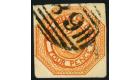 SG12. 1854 4d Yellowish-orange. Superb fine used...