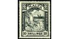 SG96. 1919 10/- Black. Choice brilliant fresh U/M mint...
