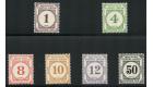 SG D1-D6. 1936 Set of 6. Brilliant fresh U/M mint...