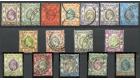 SG62-76. 1903 Set of 15. Very fine used...