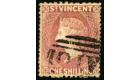SG20. 1873 1/- Lilac-rose. Superb used...
