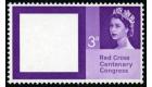 SG642a. 1963 3d Red and deep blue. 'Red (cross) Omitted' U/M min