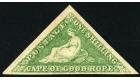 SG21. 1863 !/- Bright emerald-green. Superb fresh mint...