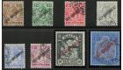 SG114-121. 1922 Set of 8. Superb fine used...