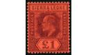 SG85. 1903 £1 Purple/red. Brilliant fresh U/M mint...