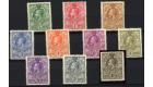 SG11-20. 1933 Set of 10. Superb fresh mint...