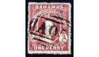 SG4. 1861 1d Lake. Superb fine well centred used...