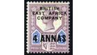 SG3. 1890 4a on 5d Dull purple and blue. Superb fresh mint with 